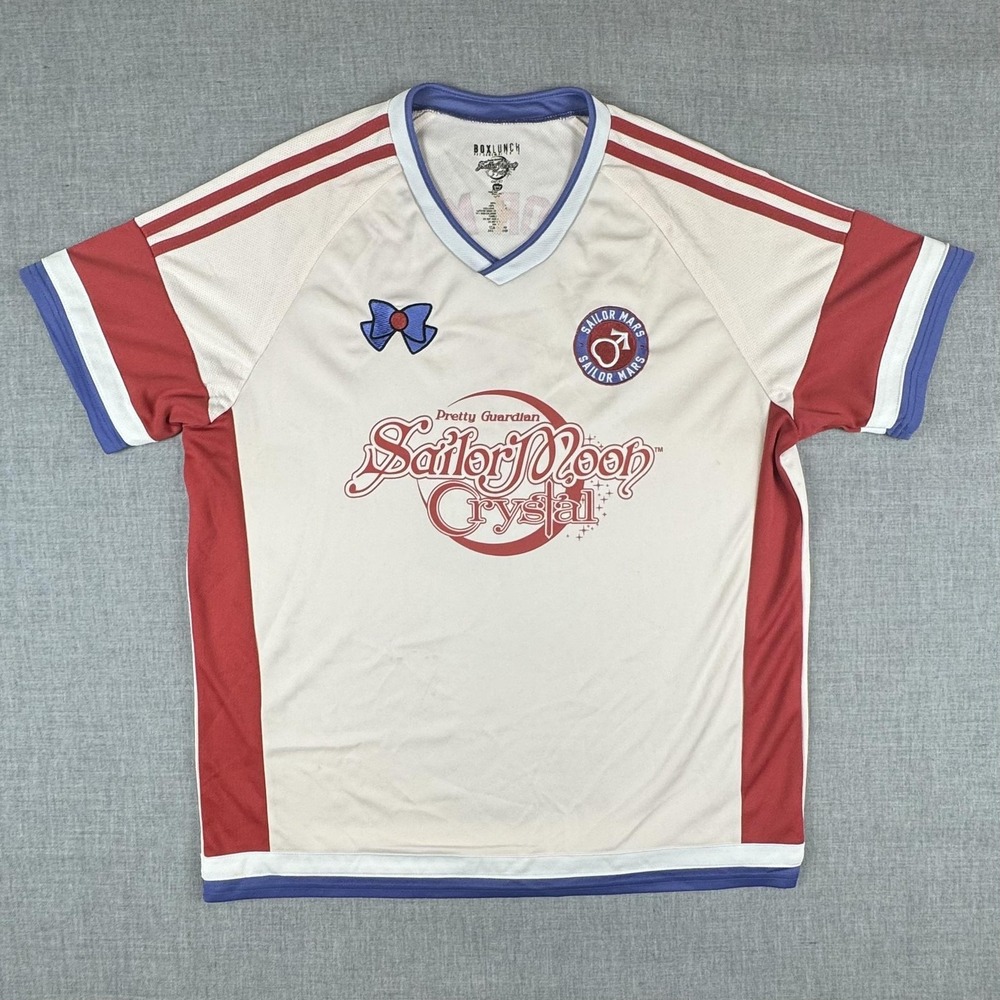 Sailor Moon Crystal Jersey Shirt Mens XL Sailor Mars BoxLunch Anime
